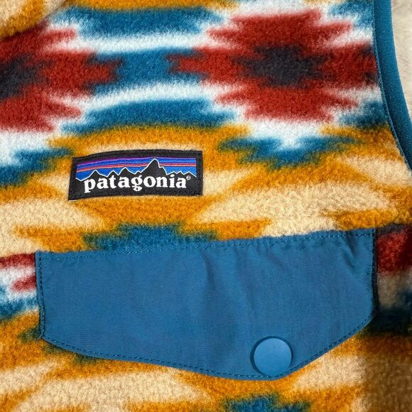 Vintage Patagonia Synchilla fleece vest Aztec Navaho W Large Made in Mexico - Picture 4 of 10